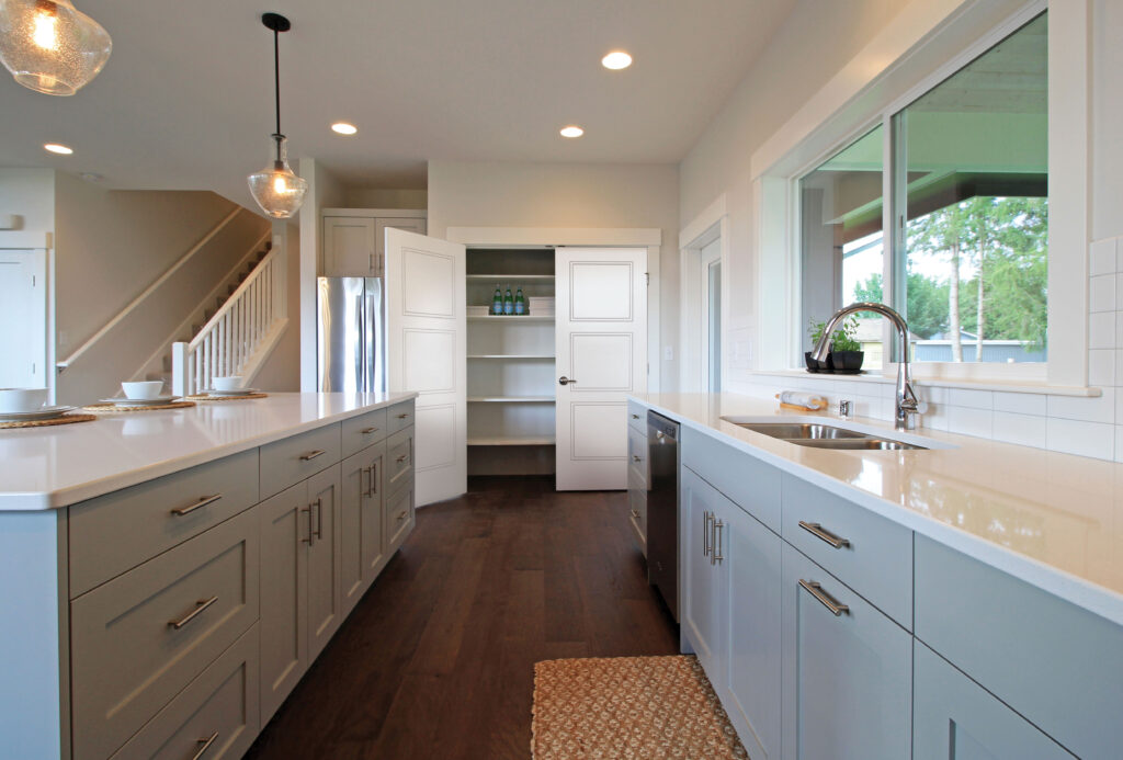 Elemental Double Line 3-Panel Interior Door