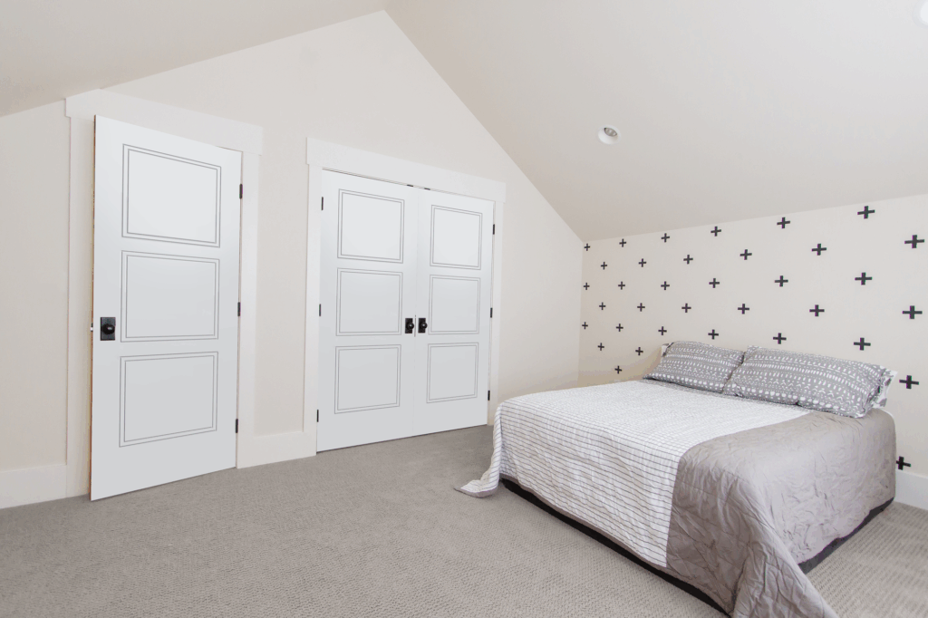 Elemental Double Line 3-Panel Interior Door