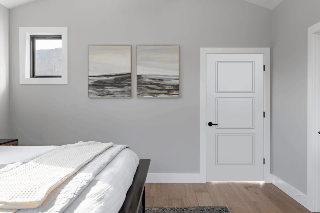 Elemental Double Line 3-Panel Interior Door